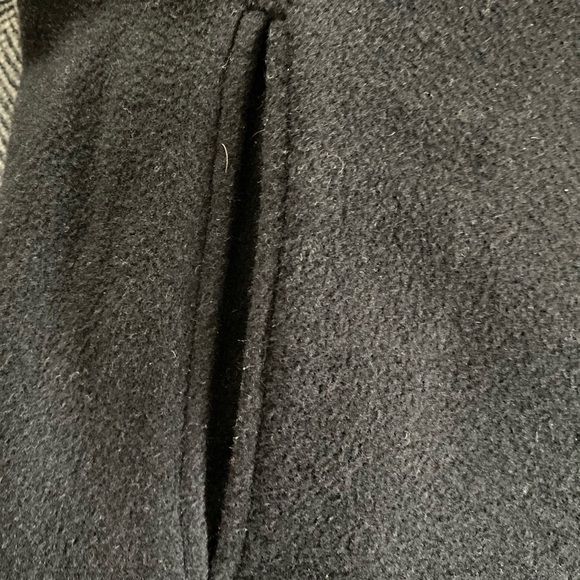 Women’s 100 percent Black Cashmere Overcoat Size M - Picture 16 of 16
